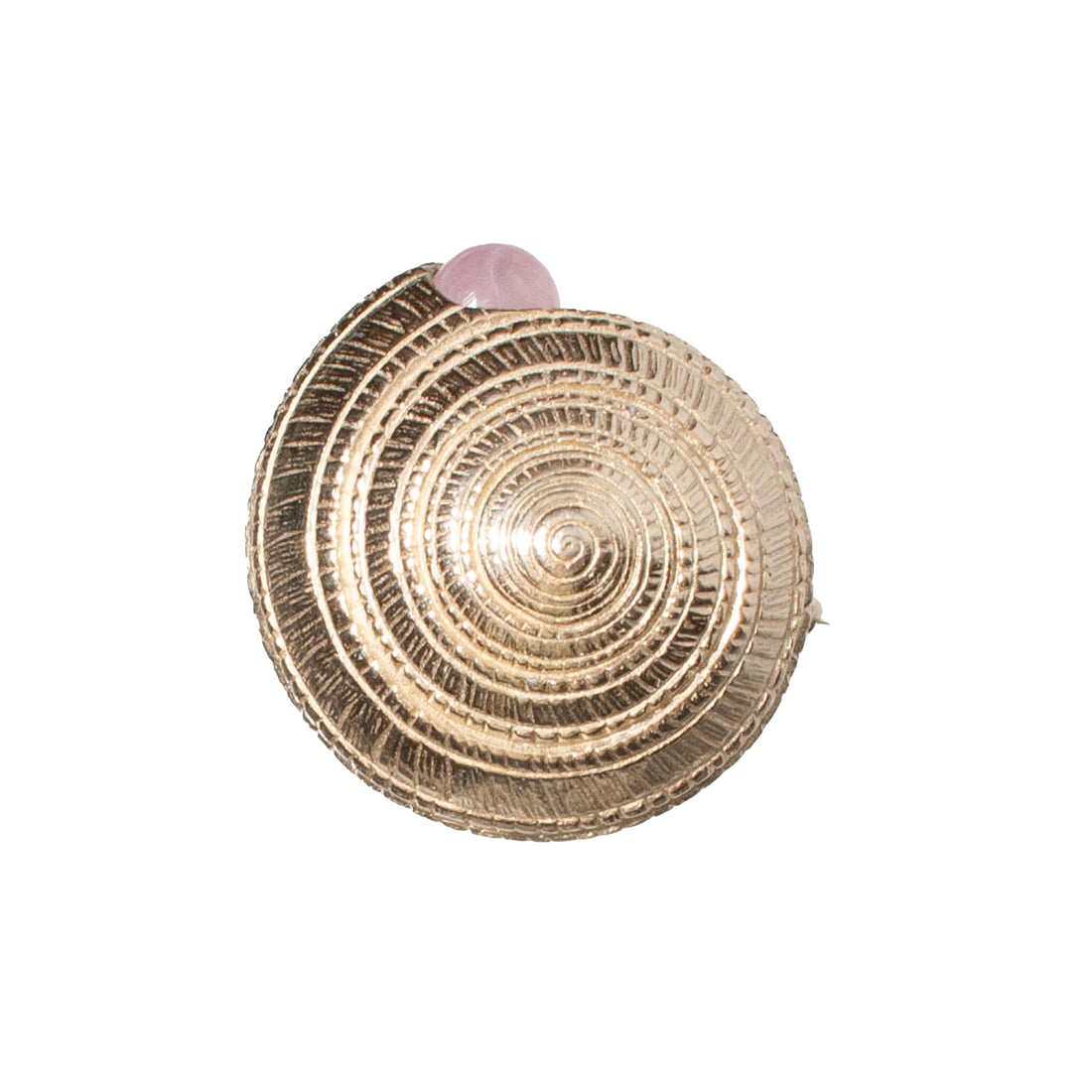 CASTLECLIFF SEA SHELLS: BEJEWELED SHELL BROOCH