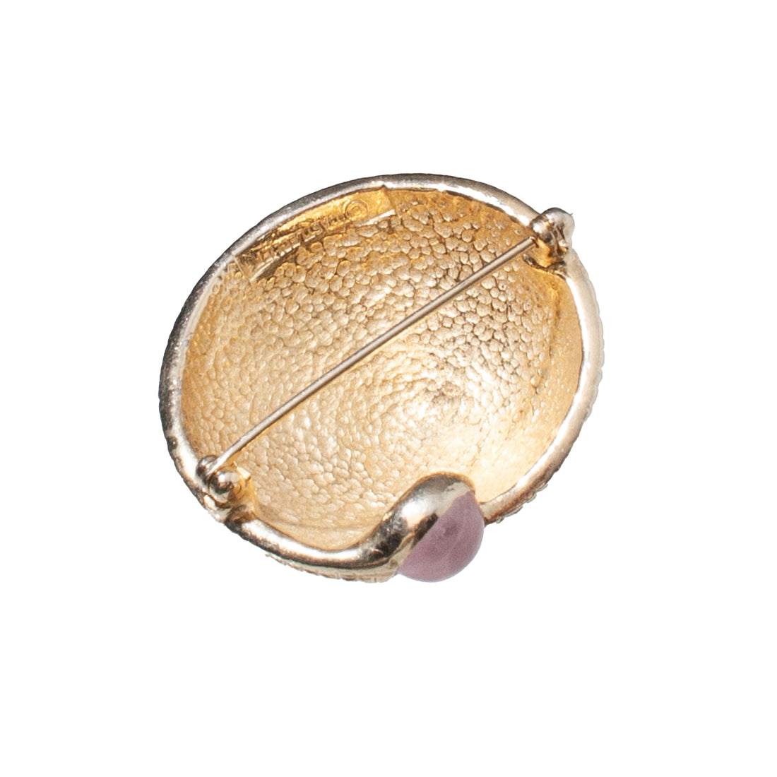 CASTLECLIFF SEA SHELLS: BEJEWELED SHELL BROOCH