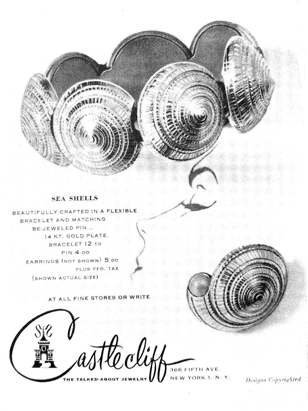 CASTLECLIFF SEA SHELLS: SHELL LINK BRACELET