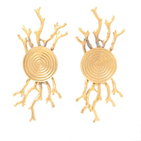 CORAL BRANCH CLIP EARRING