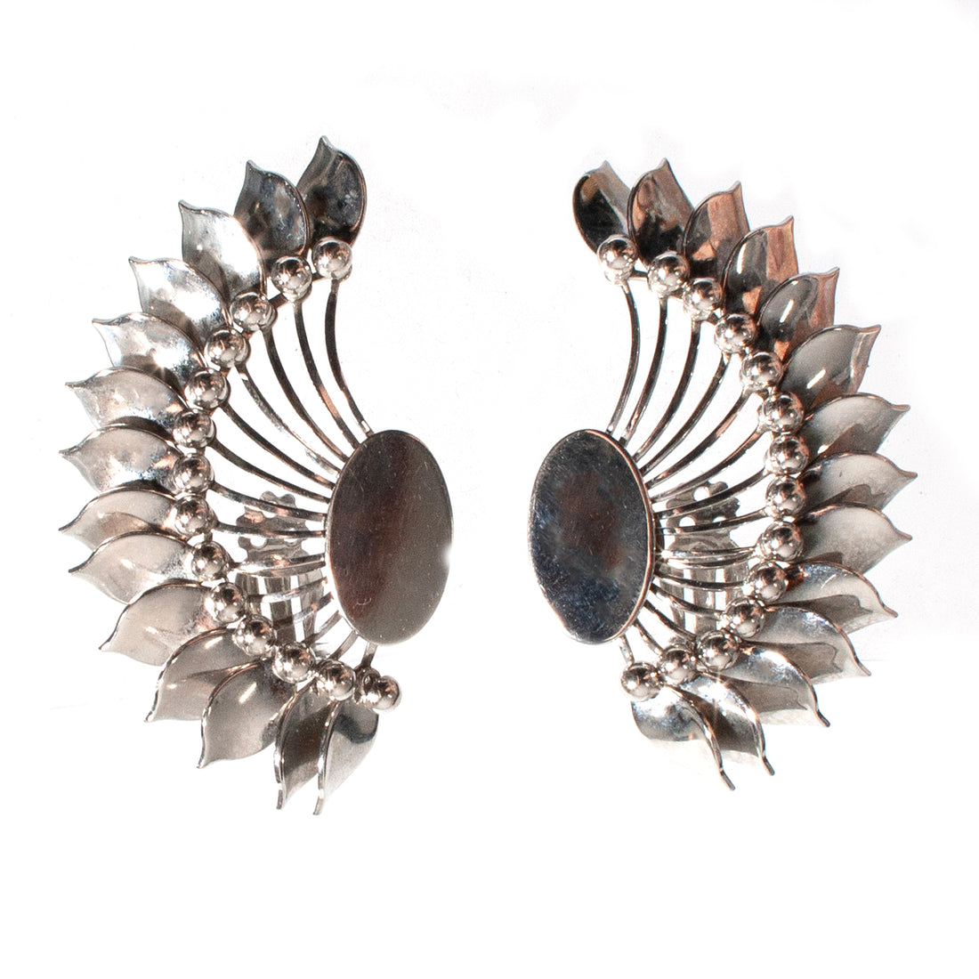 1950s Silver Ear Climber Cuff