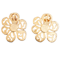 LARGE GOLDEN DAISY CLIP EARRING