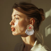 PEONY EARRING