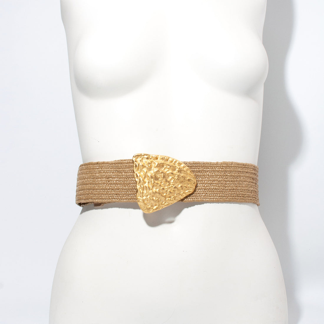 TEXTURED HALF SHELL BELT BUCKLE