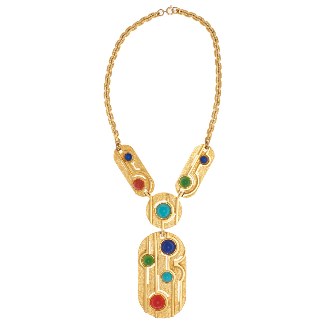 MODERNIST MULTI-COLOR NECKLACE