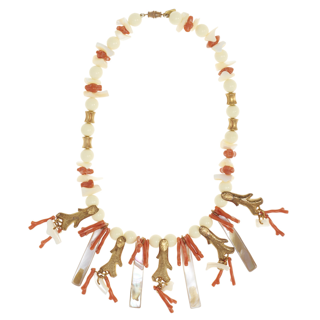 CORAL COLLAR NECKLACE