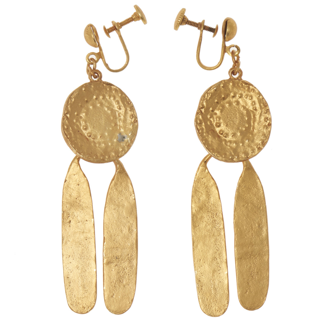 Pre-Columbian Medallion Earrings