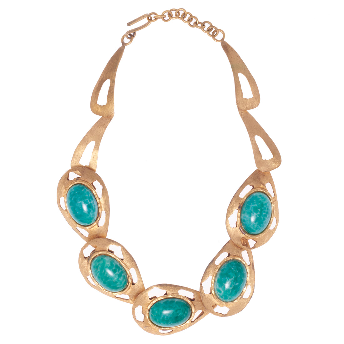 SILVANA GREEN STEPSTONE NECKLACE