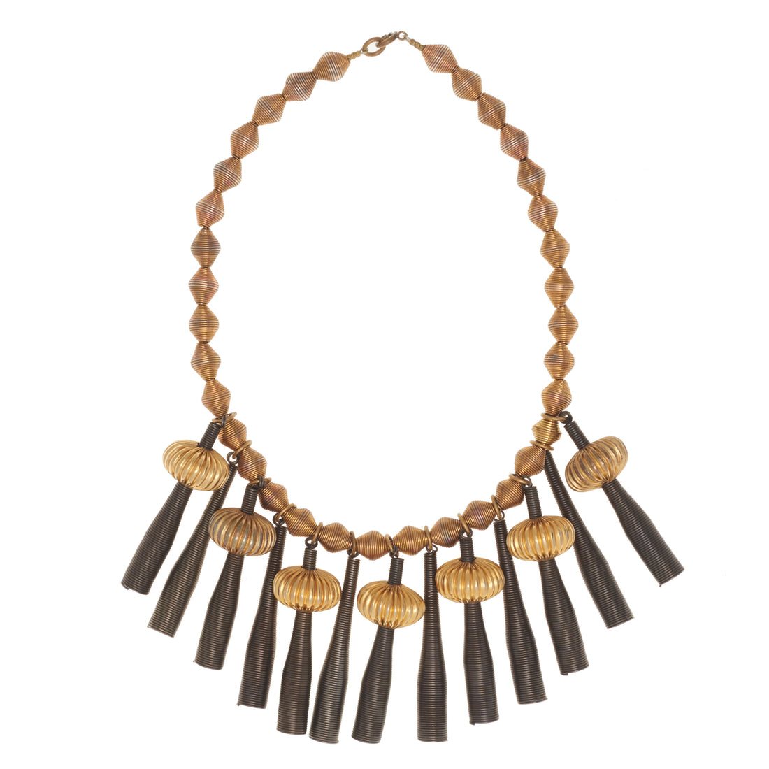 COILED STATEMENT NECKLACE