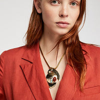 Soleri Pendant in Pine & Sky