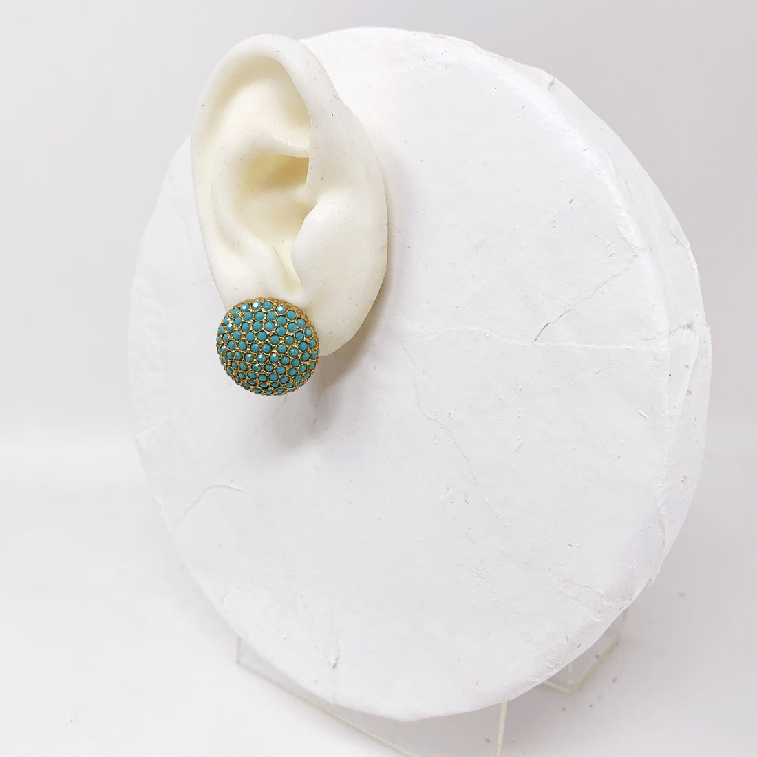 LES BERNARD PAVE EARRINGS