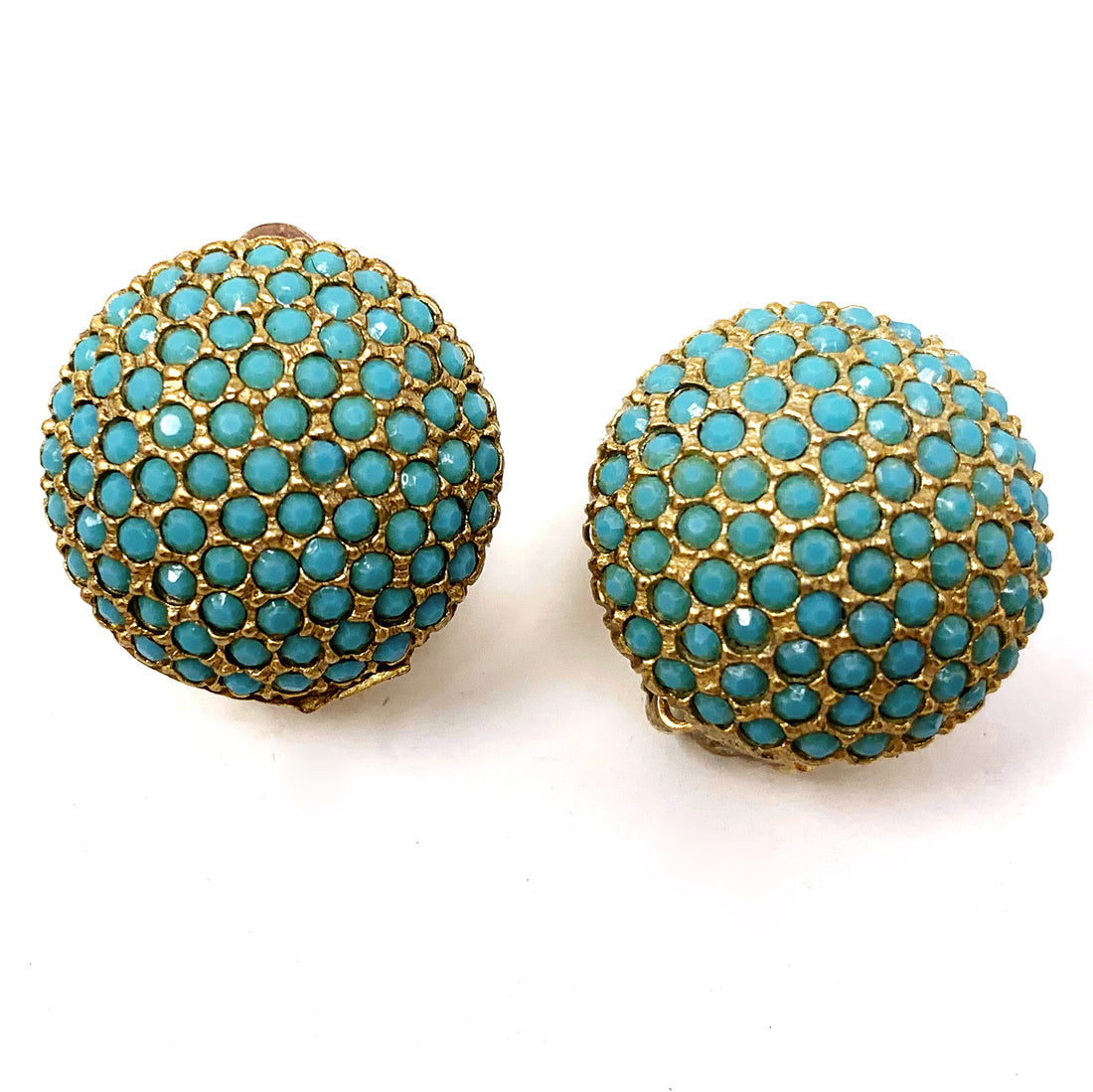 LES BERNARD PAVE EARRINGS