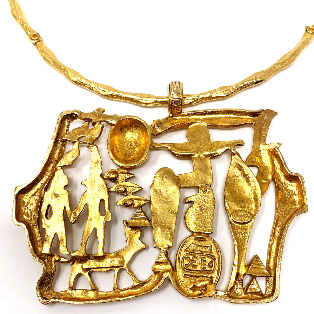 KENNETH JAY LANE EGYPTIAN COLLAR