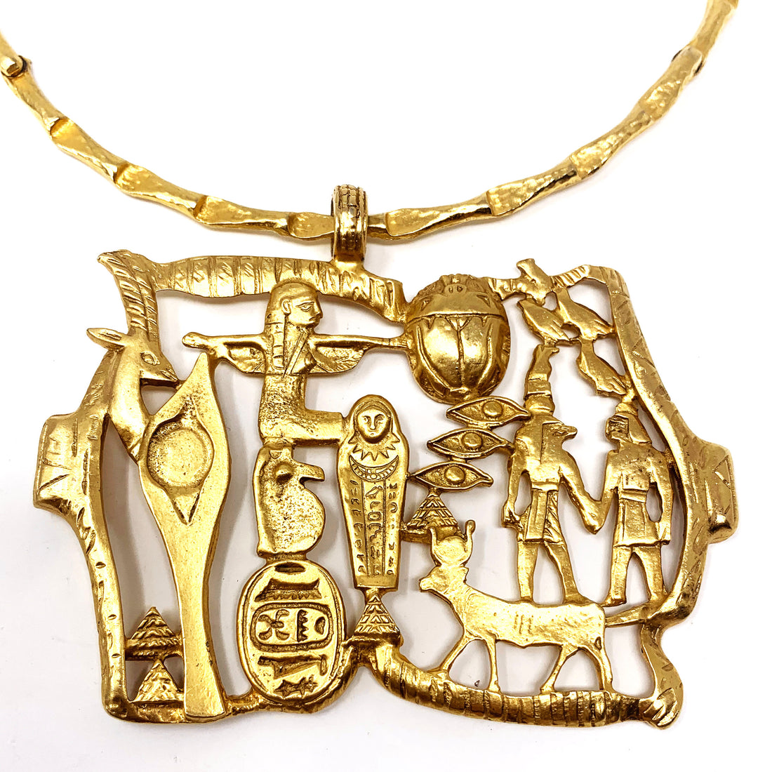 KENNETH JAY LANE EGYPTIAN COLLAR