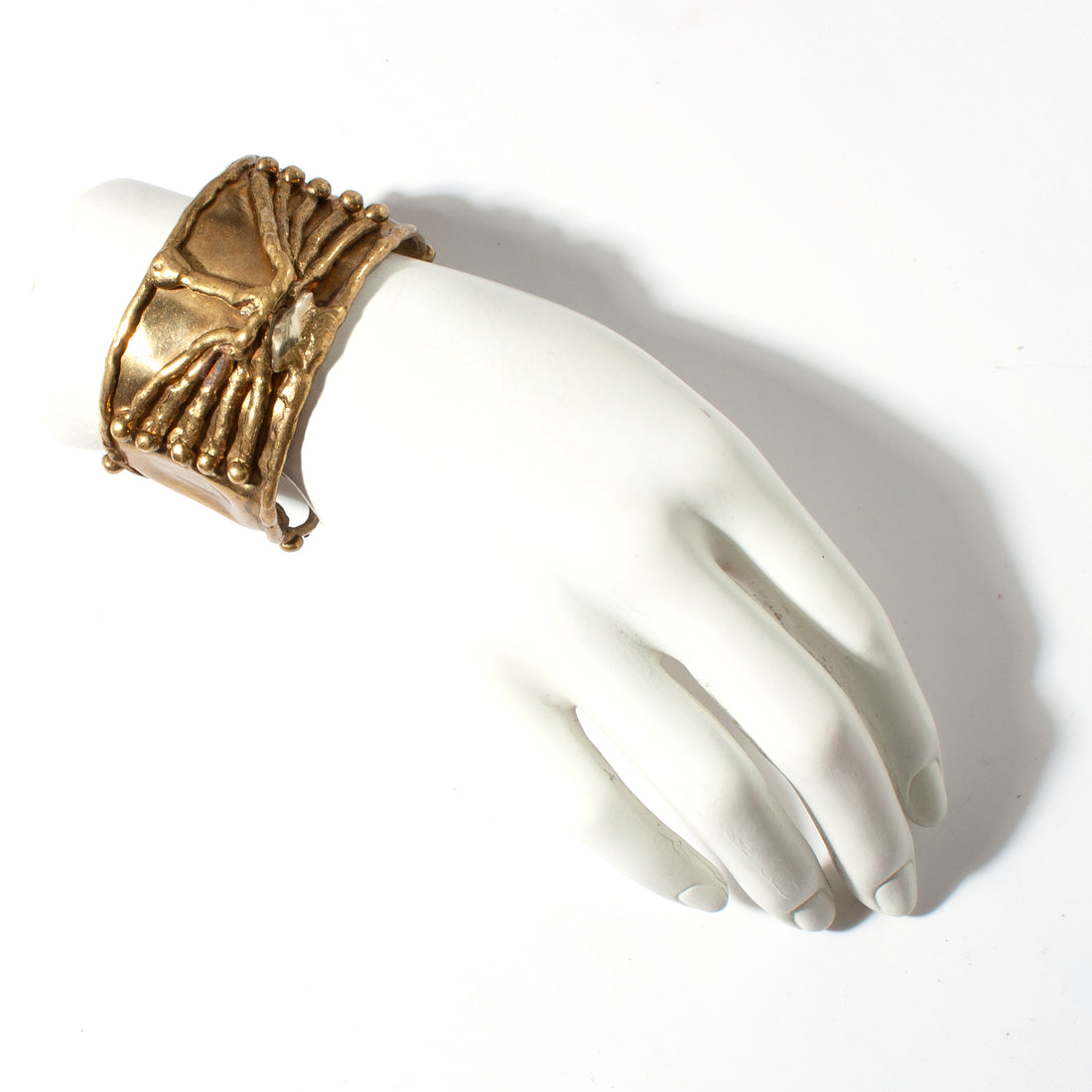 ARTISAN BRUTALIST CUFF BRACELET