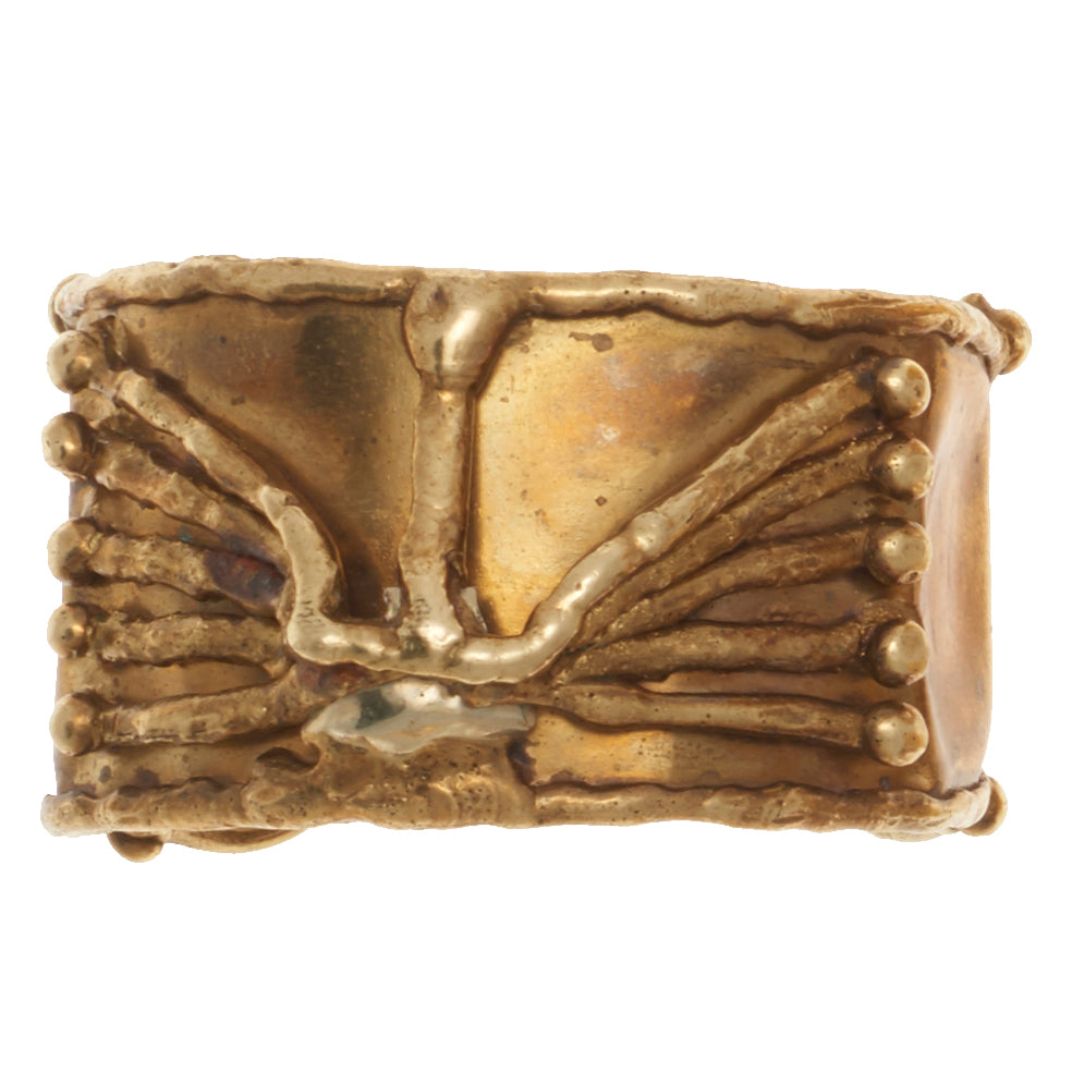 ARTISAN BRUTALIST CUFF BRACELET