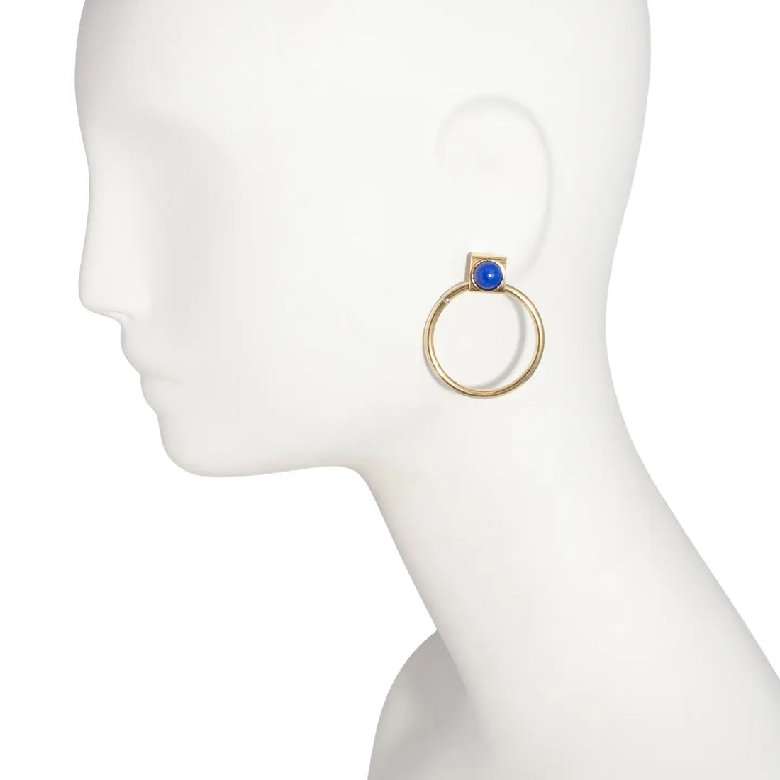 DOT HOOP EARRING
