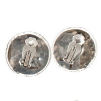 VINTAGE SILVER SWIRL EARRINGS