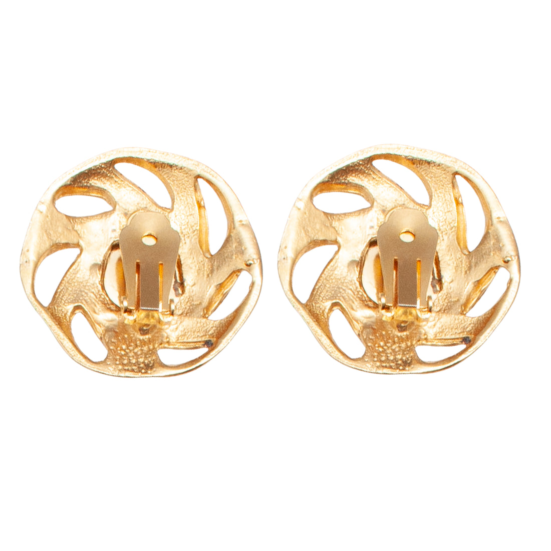 GOLDEN OPAL CLIP EARRINGS