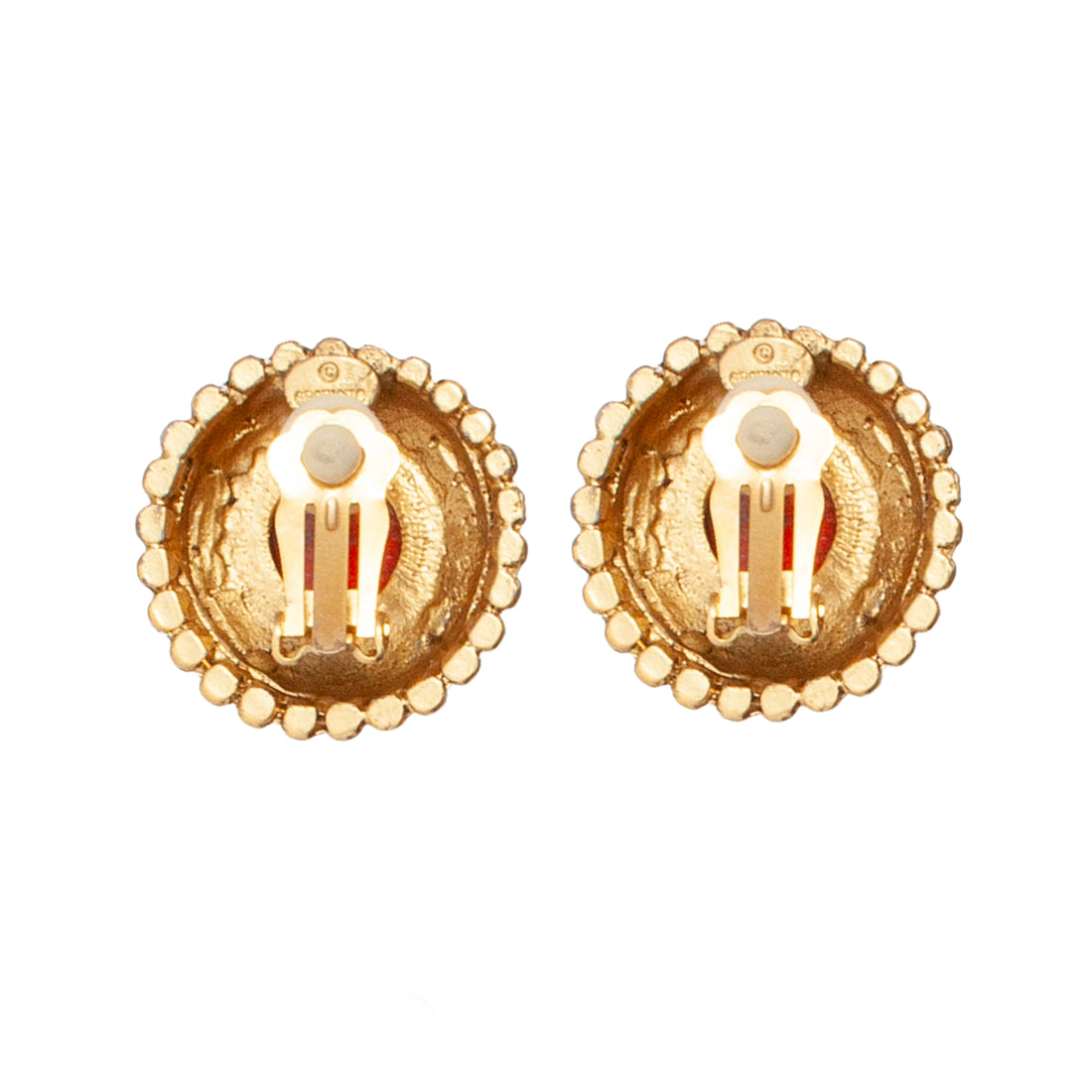 CORAL GRAZIANO CLIP EARRING