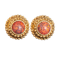 CORAL GRAZIANO CLIP EARRING