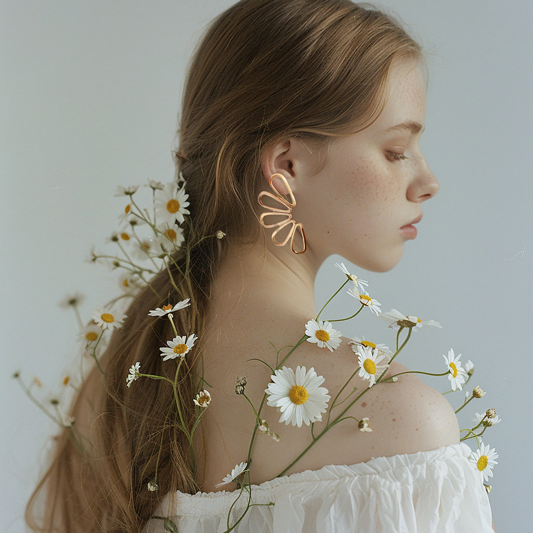 FLORALIQUE EARRING