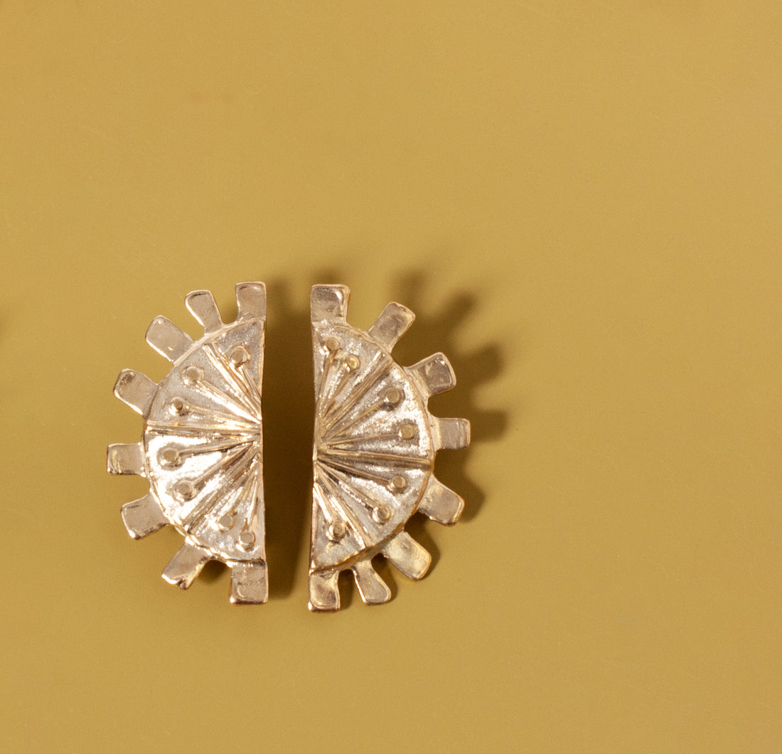 SUNDIAL EARRING