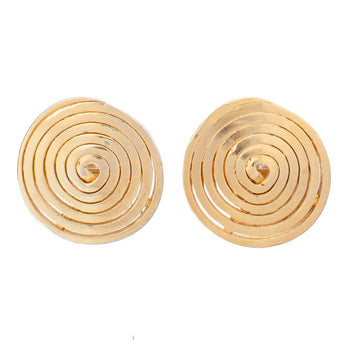 GILDED SWIRL CLIP EARRING