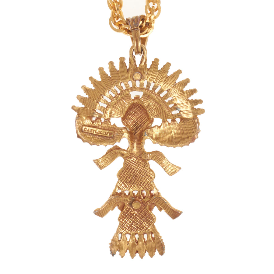 CASTLECLIFF SOUTHWEST: FEATHER FIGURAL PENDANT