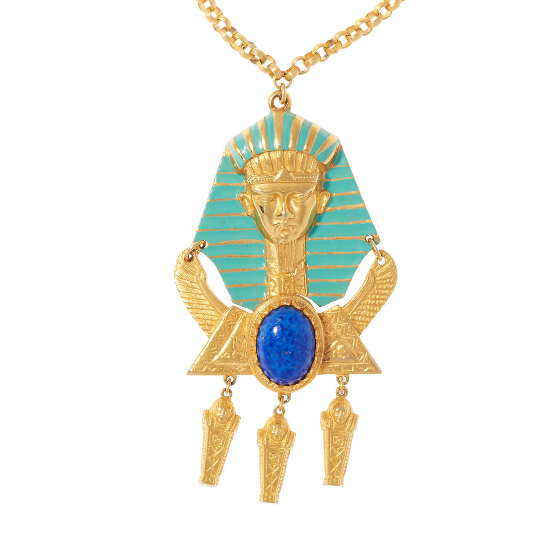 CASTLECLIFF VINTAGE: EGYPTIAN REVIVIAL PENDANT