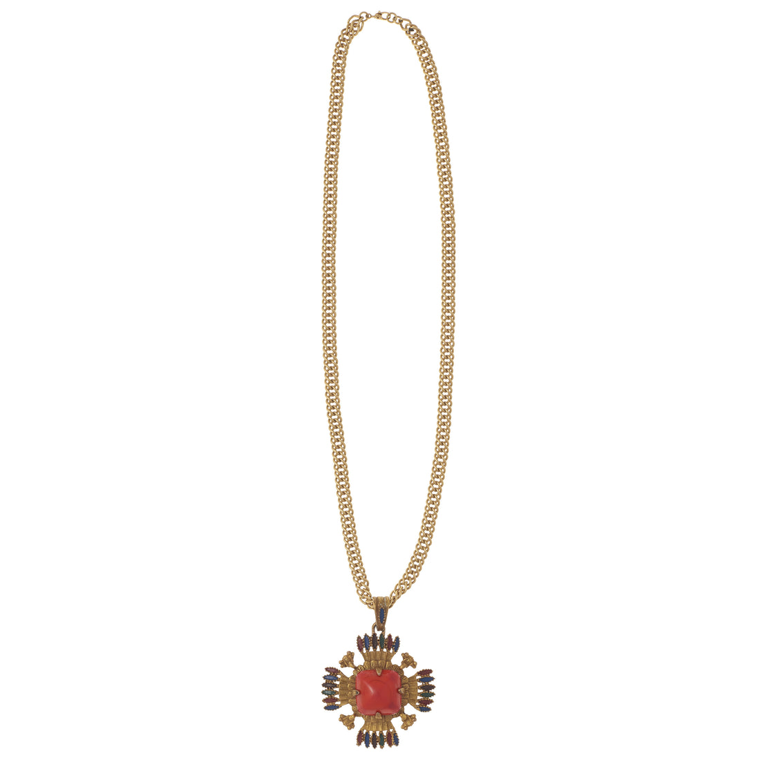 CASTLECLIFF SOUTHWEST: TALISMAN PENDANT IN RED