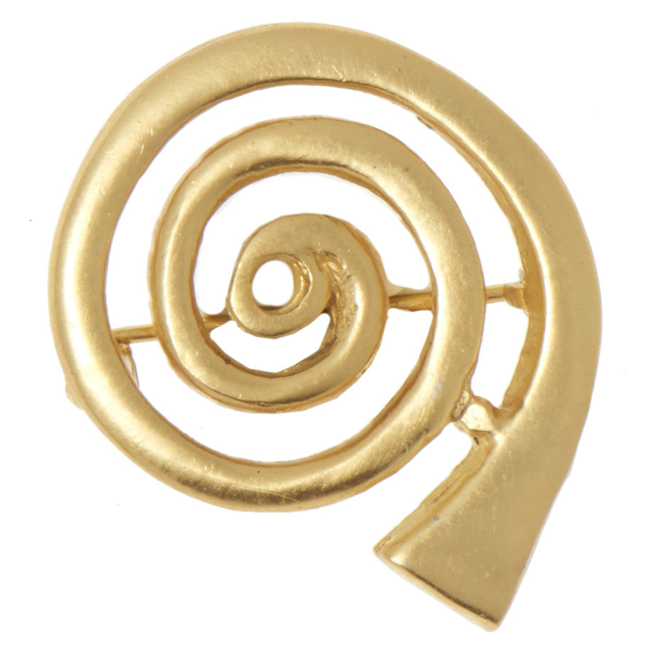 SMALL SWIRL BROOCH