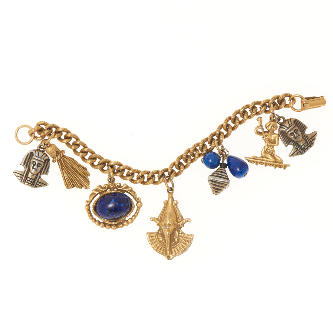 EGYPTIAN REVIVAL CHARM BRACELET