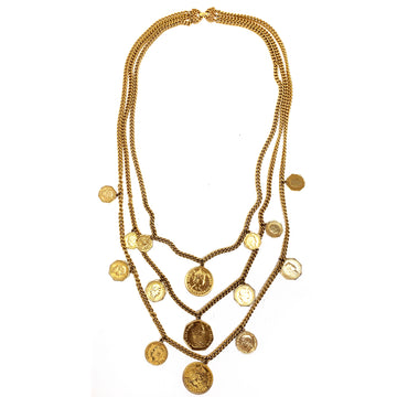 LARGE MULTI COIN NECKLACE
