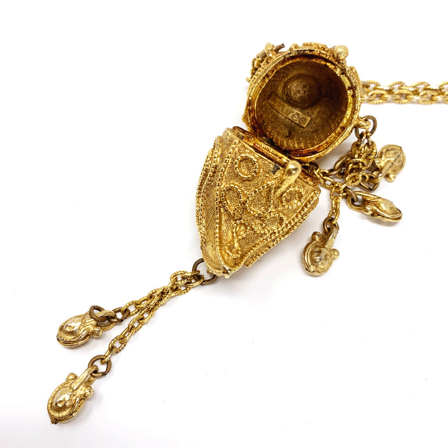 AZUREE ORNATE HORN LOCKET