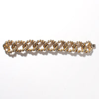 MIXED METAL TWIST LINK BRACELET