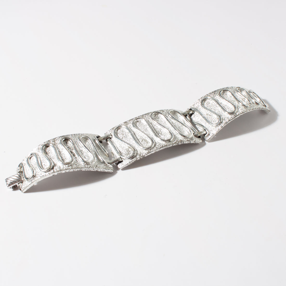 SARAH COVENTRY SILVER TRI-LINK BRACELET