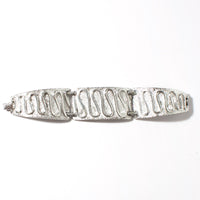 SARAH COVENTRY SILVER TRI-LINK BRACELET