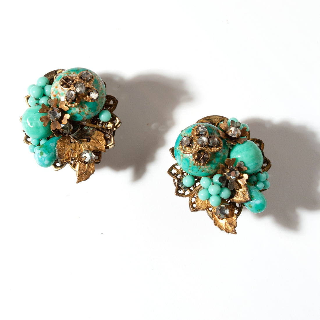 DeMARIO TURQUIOISE BLOOM EARRING