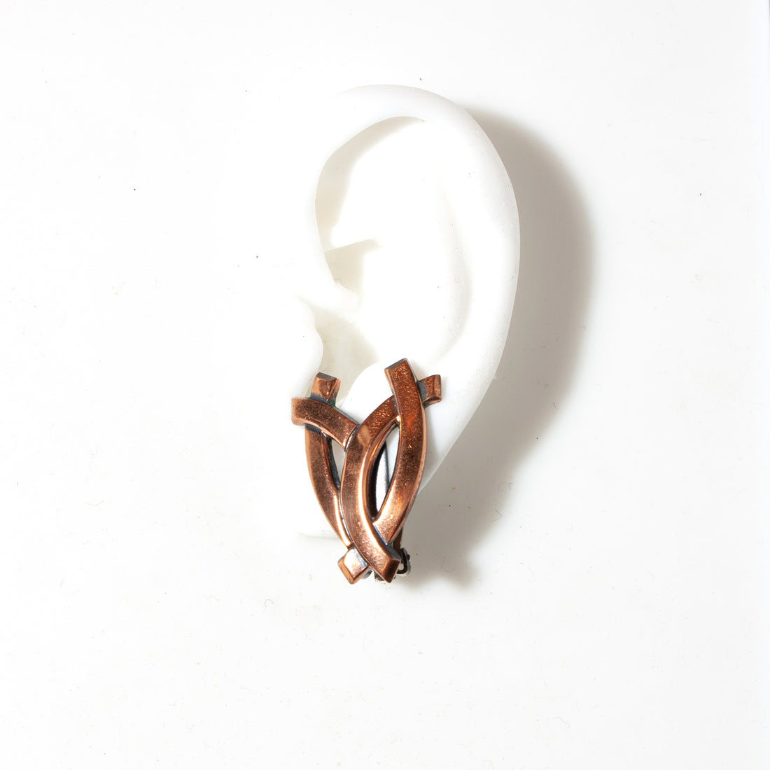 COPPER WISHBONE RENOIR EARRING