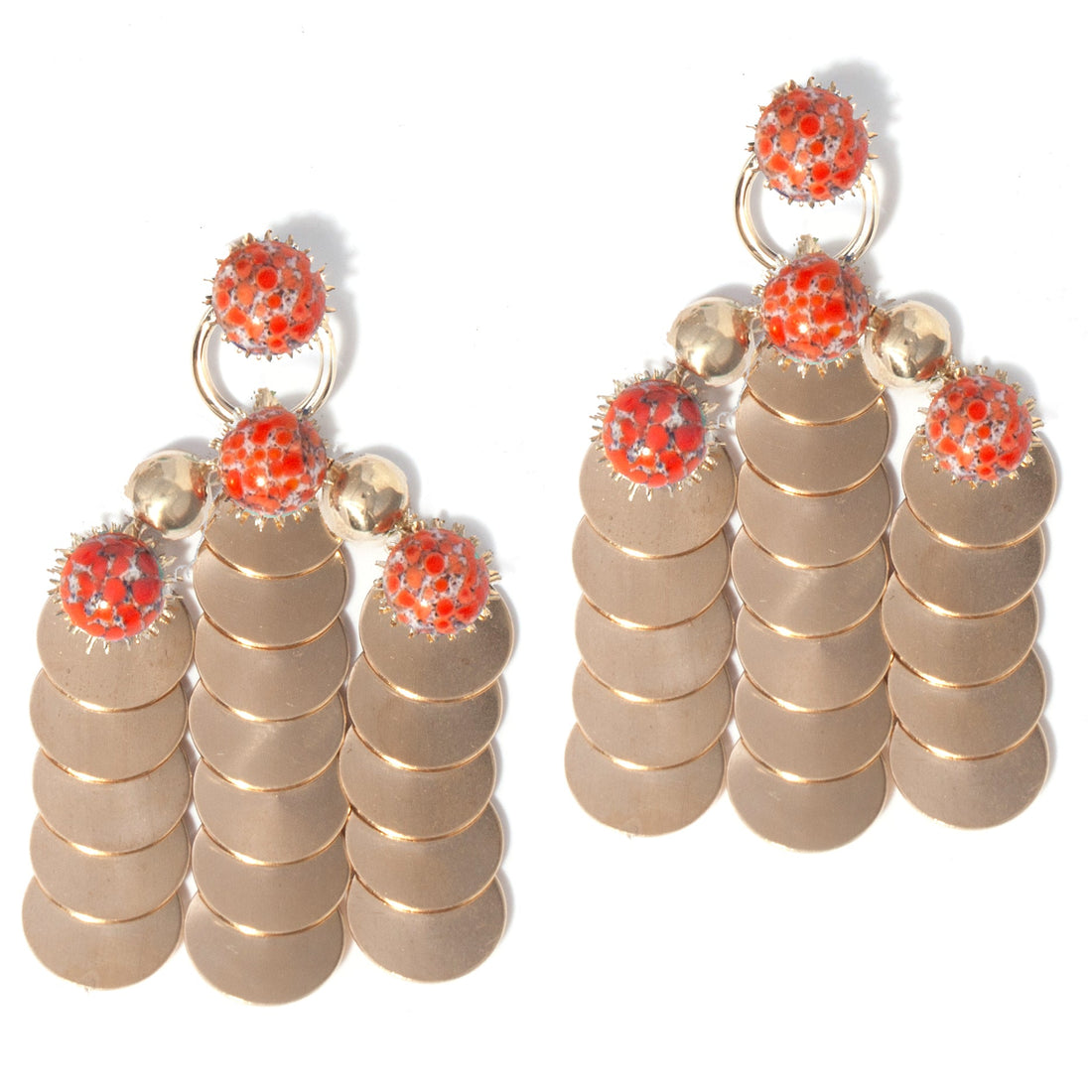 LUXOR EARRING // CORAL