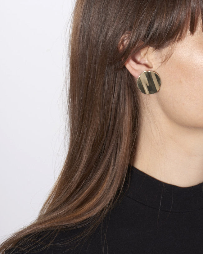 CORRUGATED EARRING