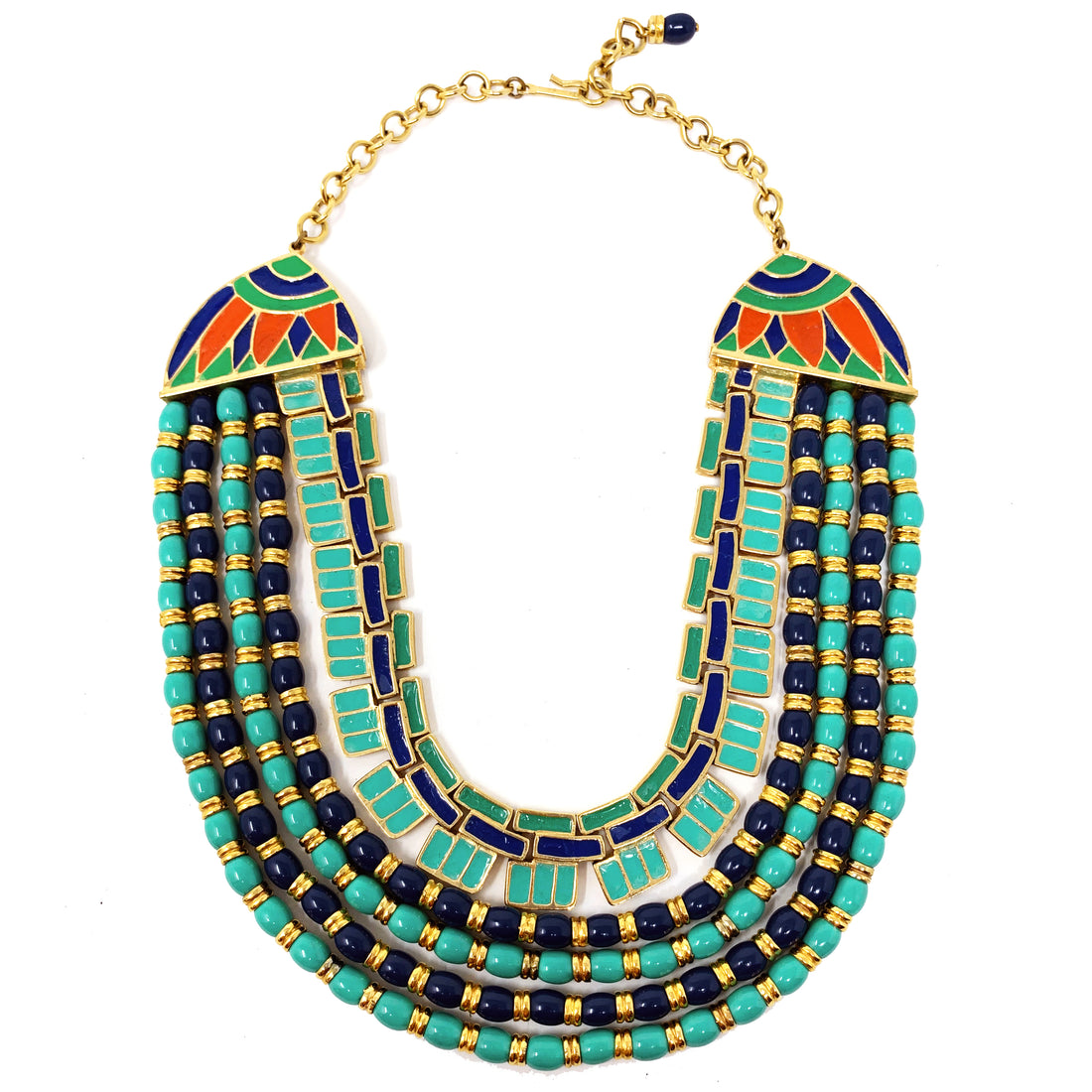 EGYPTIAN REVIVAL COLLAR NECKLACE