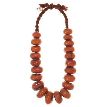 African Amber Resin Necklace